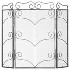 Heavy Large Antique Silver Fire Screen – alternate view 2
