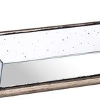 Astor Distressed Mirrored Display Tray With Wooden Detailing – alternate view 2