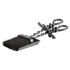 Silver Hearth Tidy Set With Hand Turned Loop Handle – alternate view 2