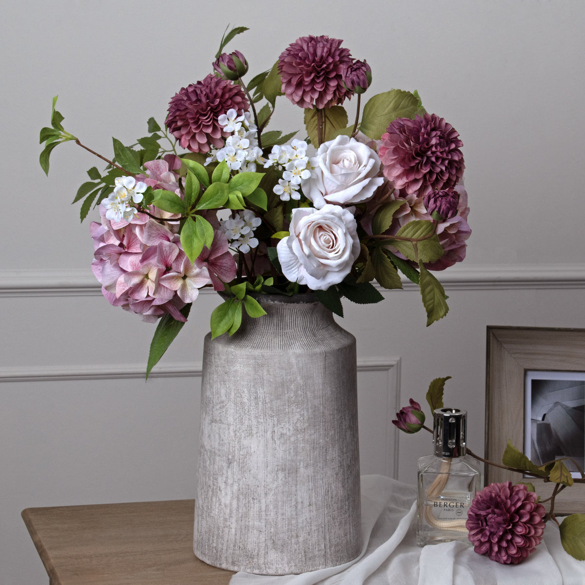 Bloomville Urn Stone Vase – alternate view 4