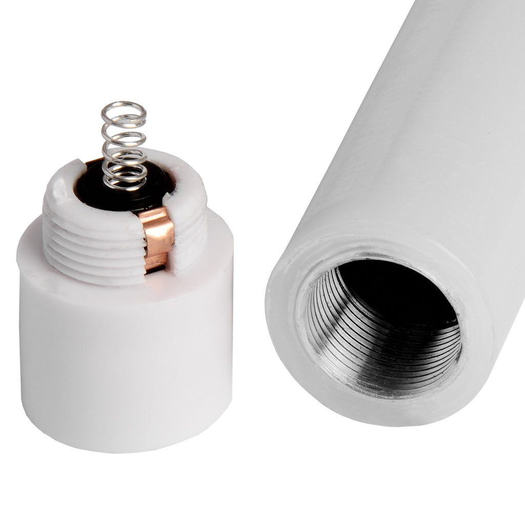 Luxe Collection Natural Glow S/ 2 White LED Dinner Candles – alternate view 3