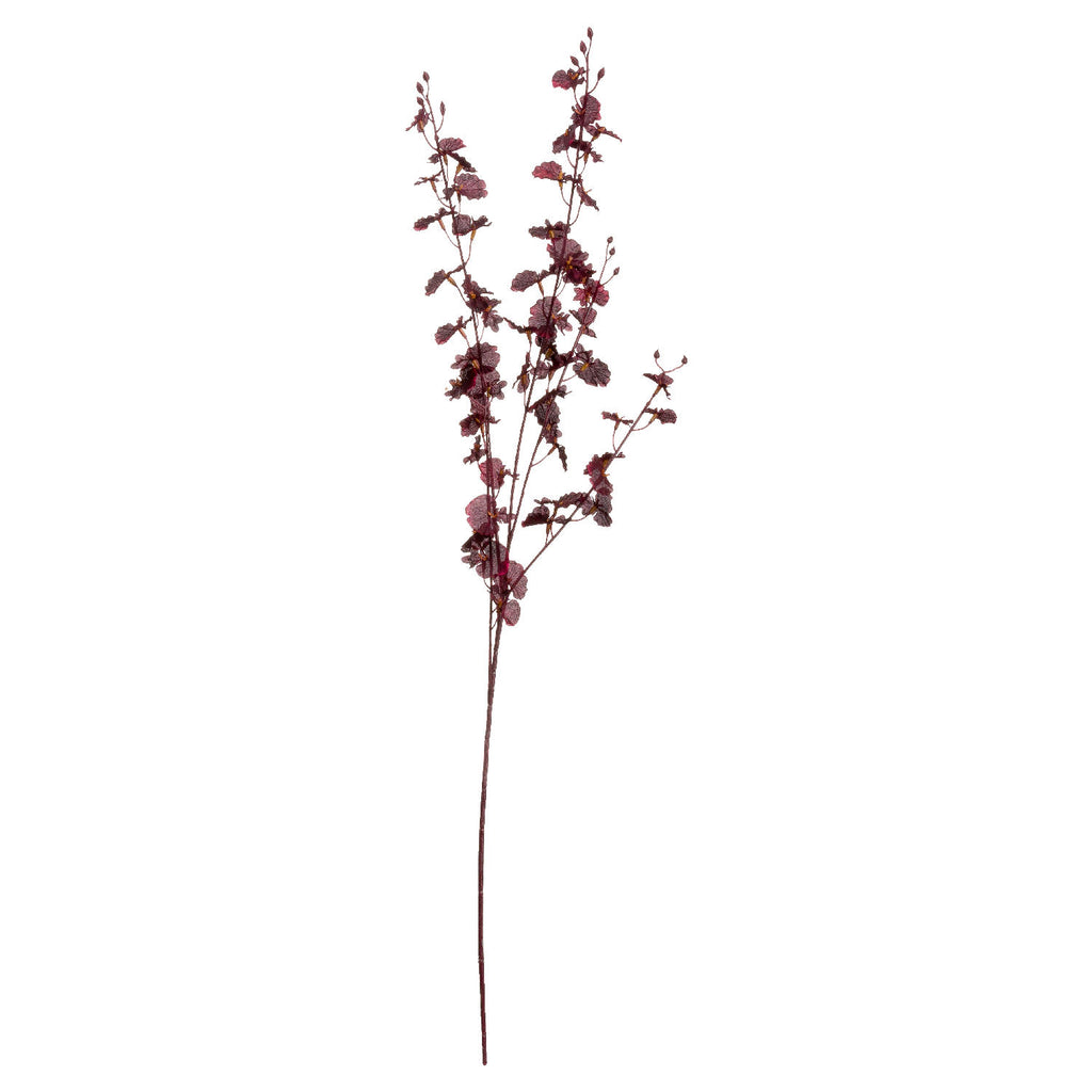 Deep Burgundy Orchid Spray – alternate view 2