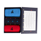 Multi Spot Bamboo-Blend Sock Gift Box, 3 Pairs