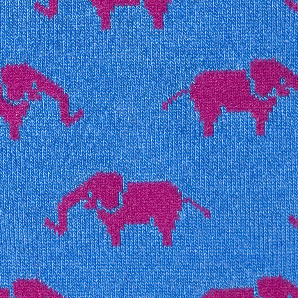 Elephant & Flamingo Bamboo-Blend Sock Bundle, 4 Pairs
