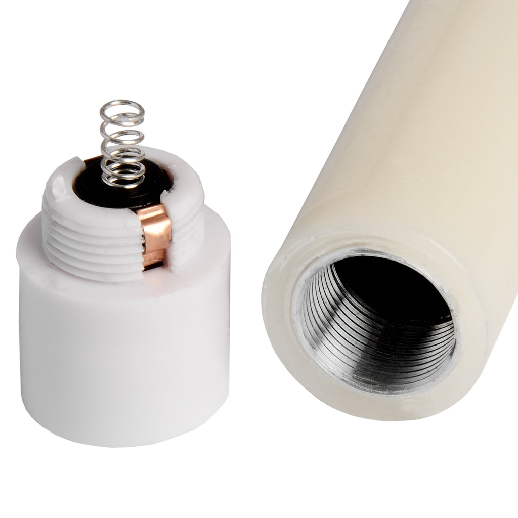 Luxe Collection Natural Glow S/ 2 Ivory LED Dinner Candles – alternate view 3