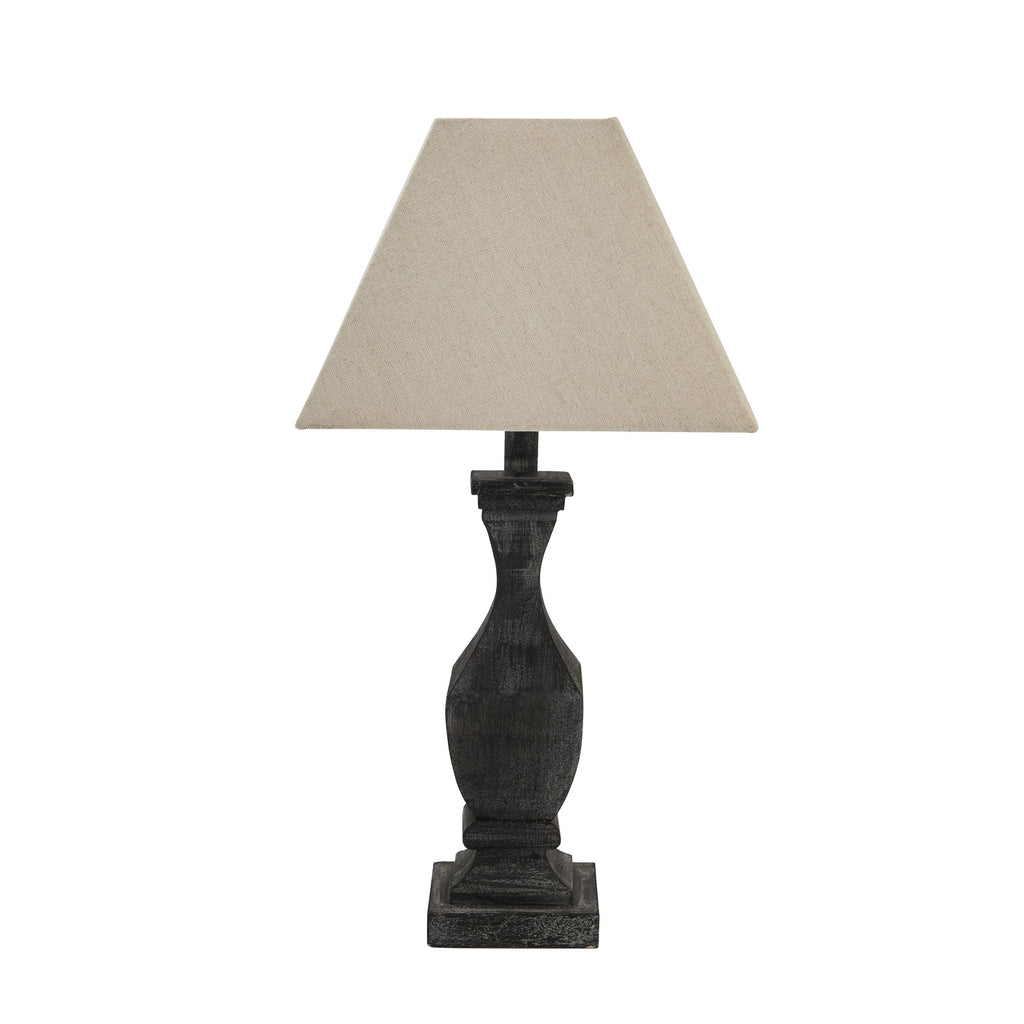 Incia Fluted Wooden Table Lamp – alternate view 2