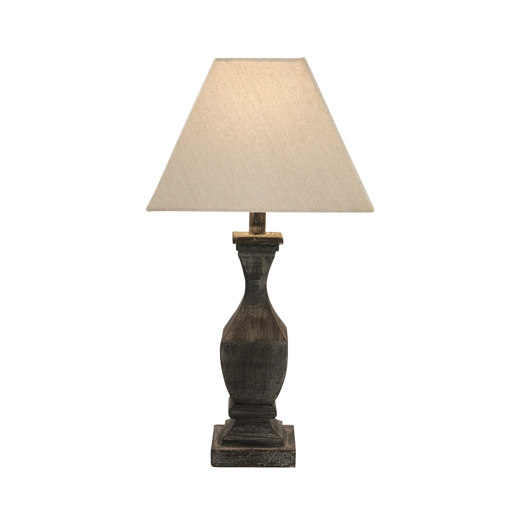 Incia Fluted Wooden Table Lamp – alternate view 3