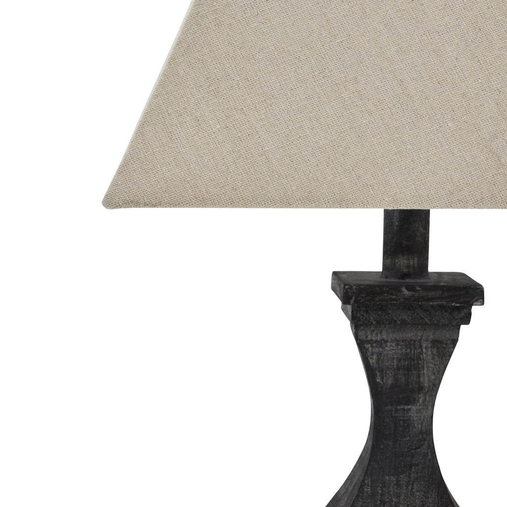 Incia Fluted Wooden Table Lamp – alternate view 4