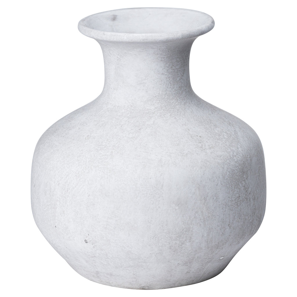 Darcy Squat Stone Vase – alternate view 3