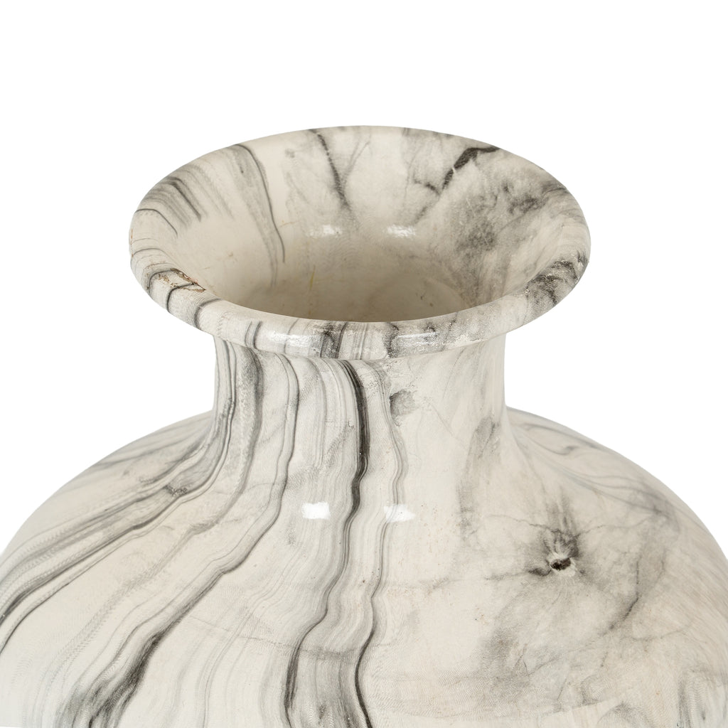 Marble Effect Squat Vase – alternate view 2