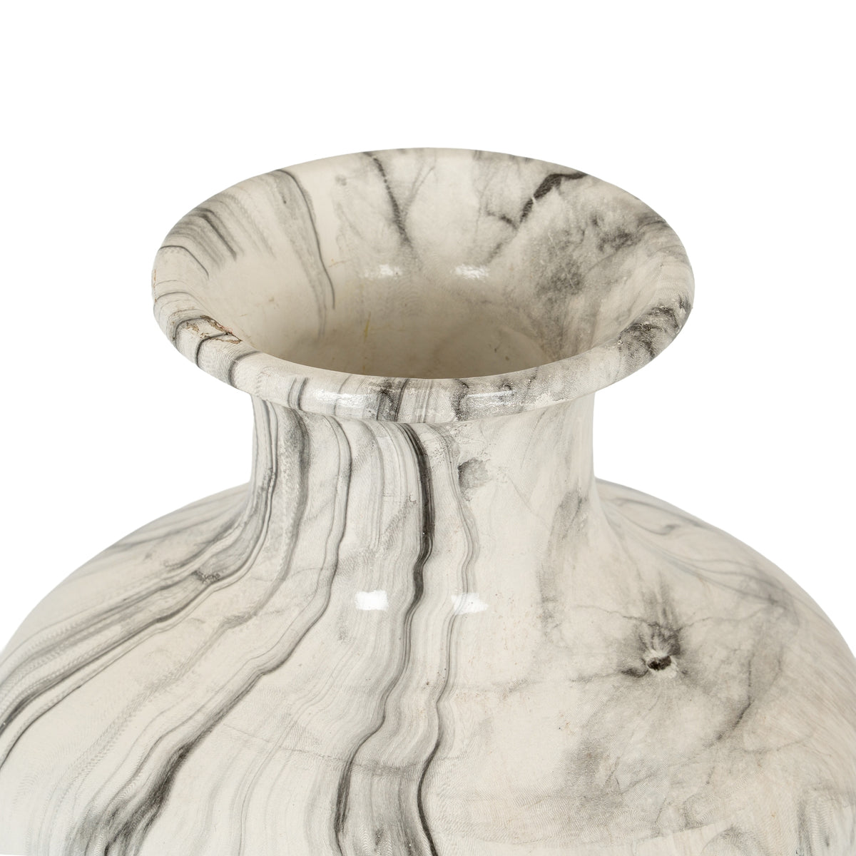 Marble Effect Squat Vase – alternate view 2