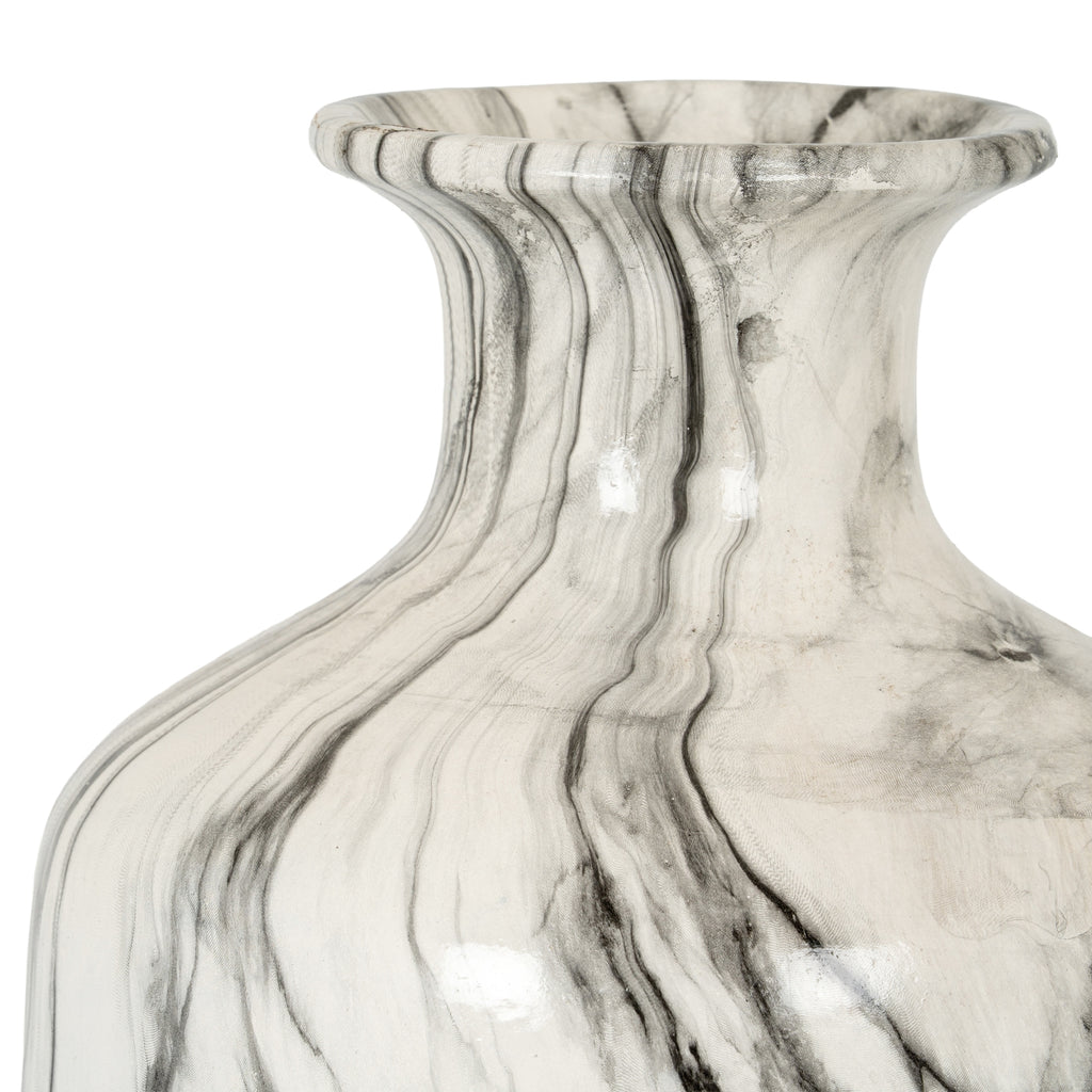 Marble Effect Squat Vase – alternate view 3