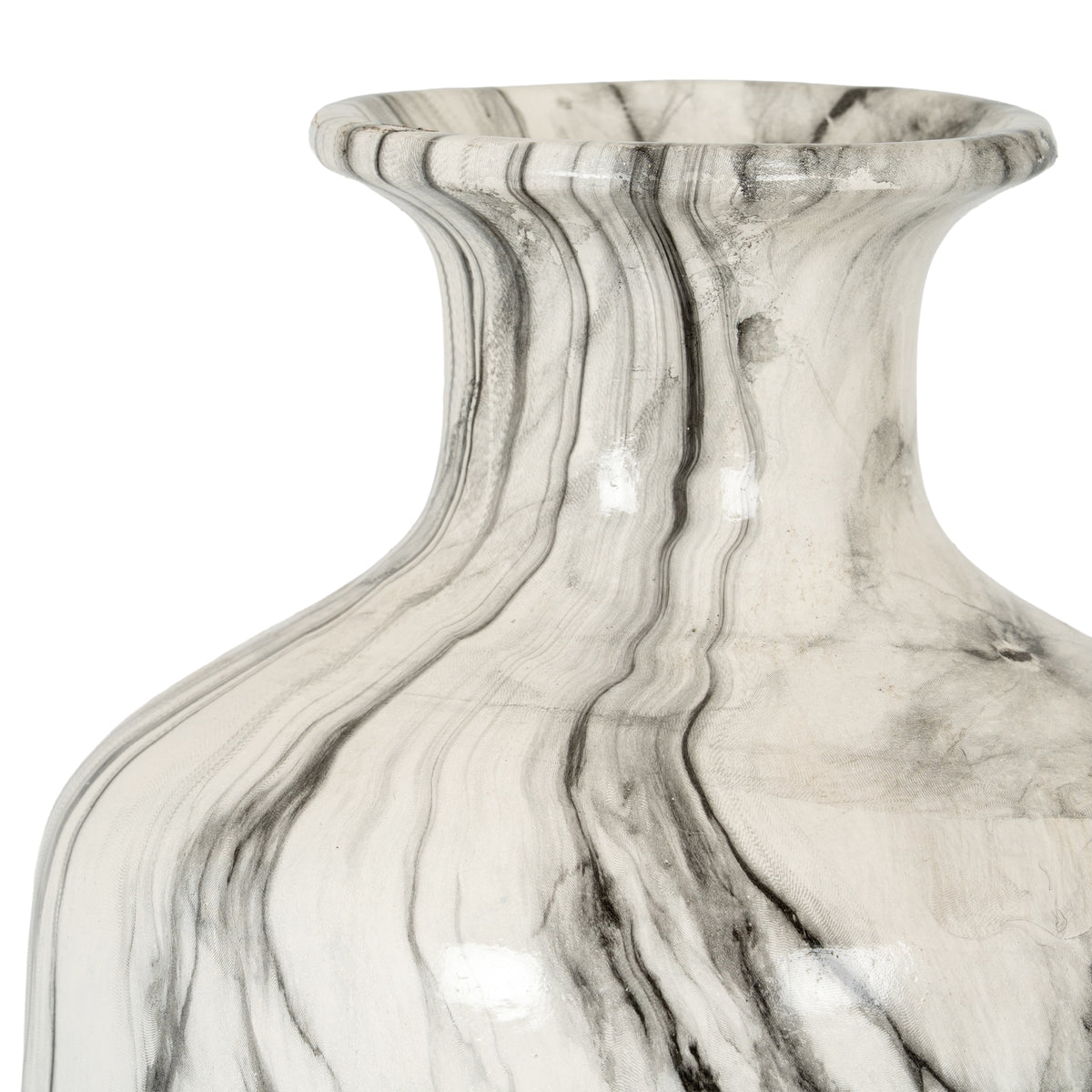 Marble Effect Squat Vase – alternate view 3