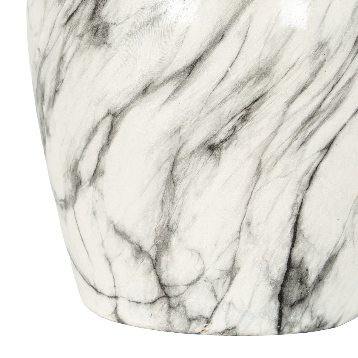 Marble Effect Ellipse Large Vase – alternate view 4
