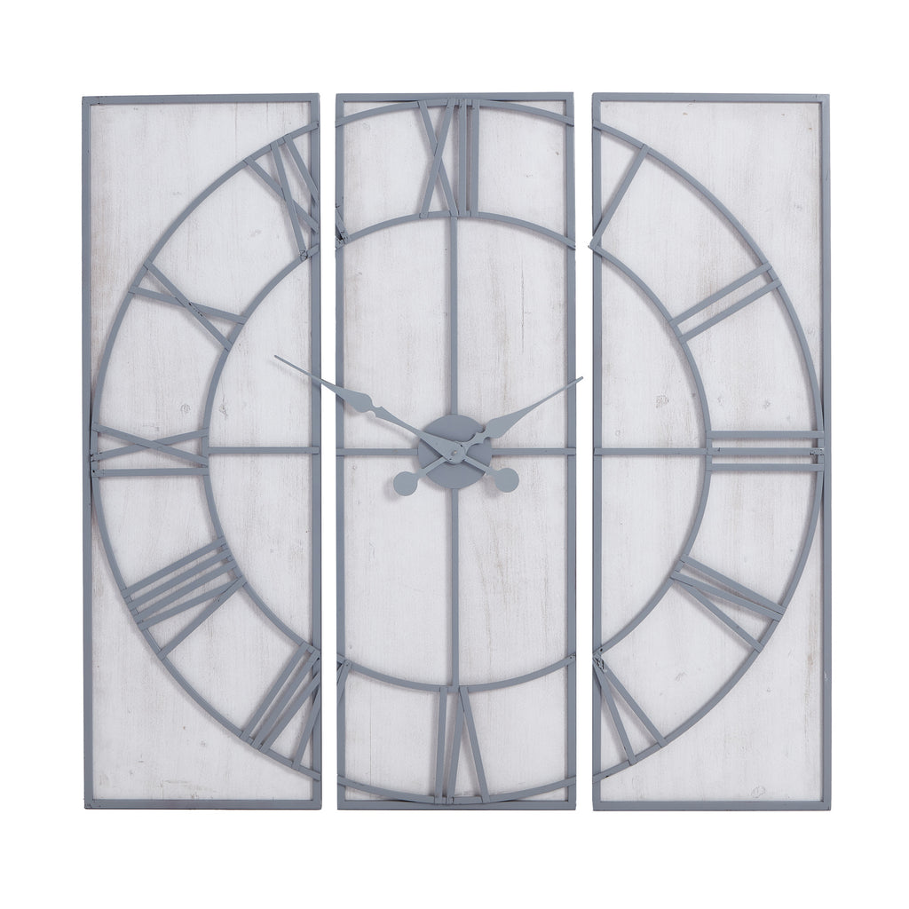 Roza Panelled Wall Clock – alternate view 2