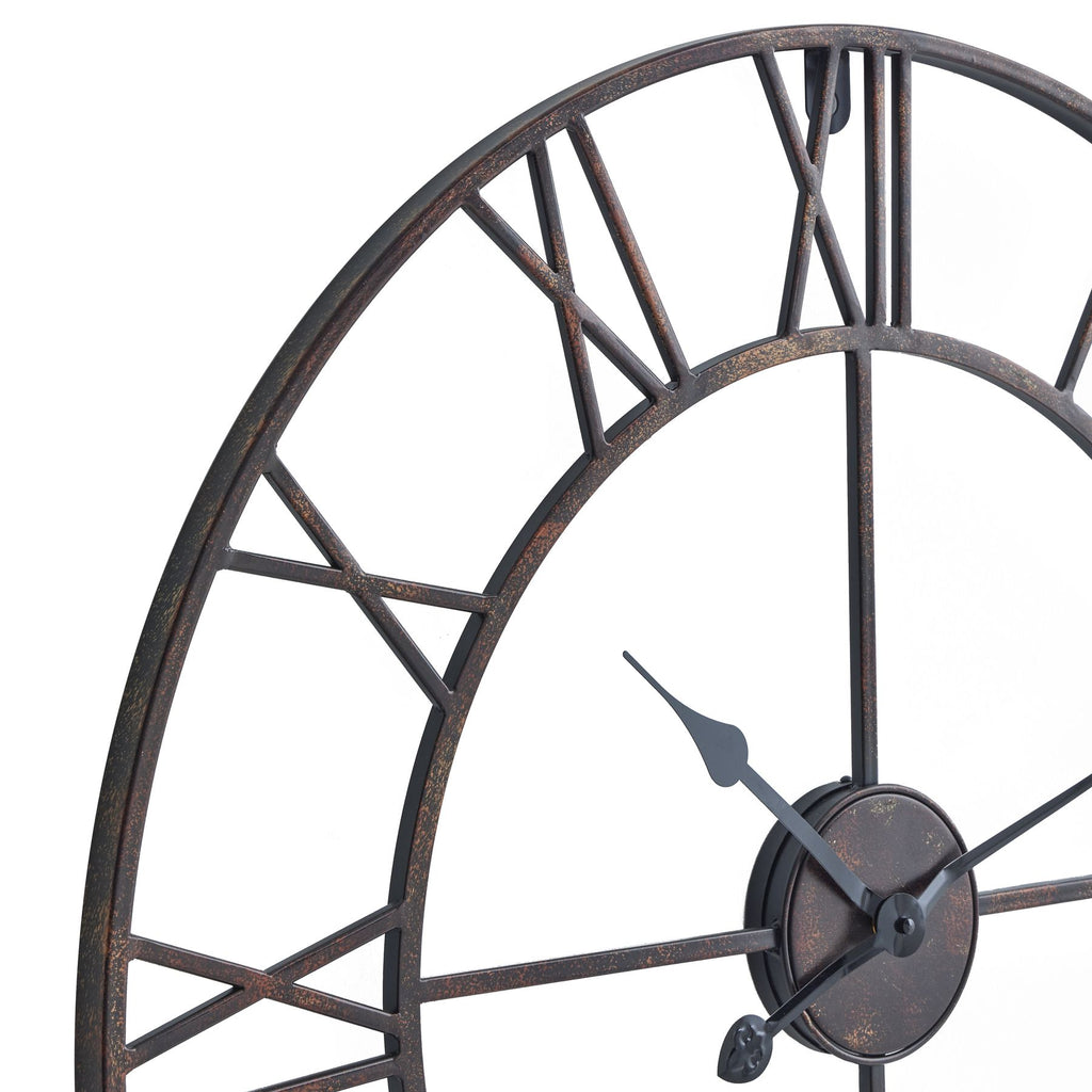 Bronze Skeleton Wall Clock – alternate view 2
