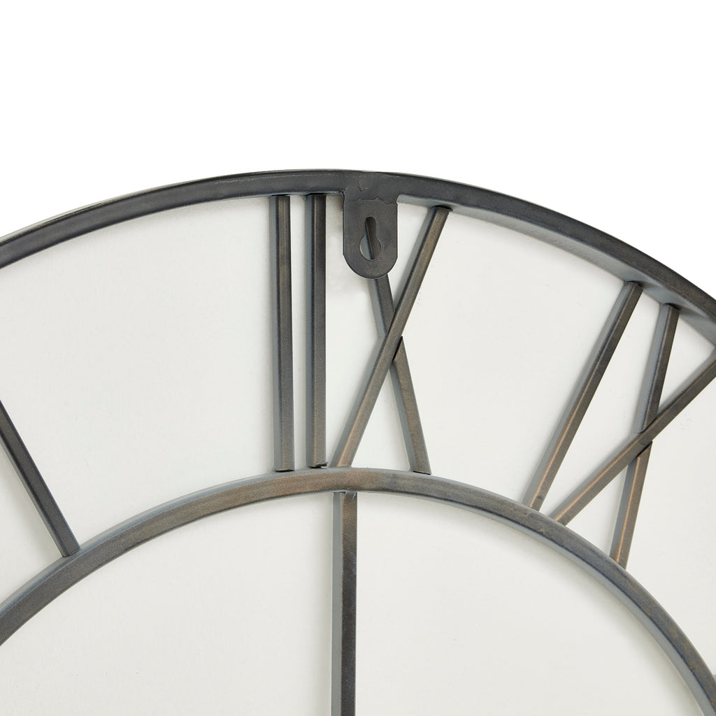 Grey Skeleton Wall Clock – alternate view 2