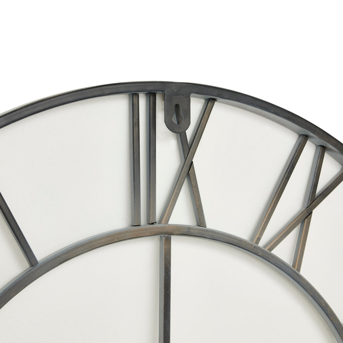 Grey Skeleton Wall Clock – alternate view 2
