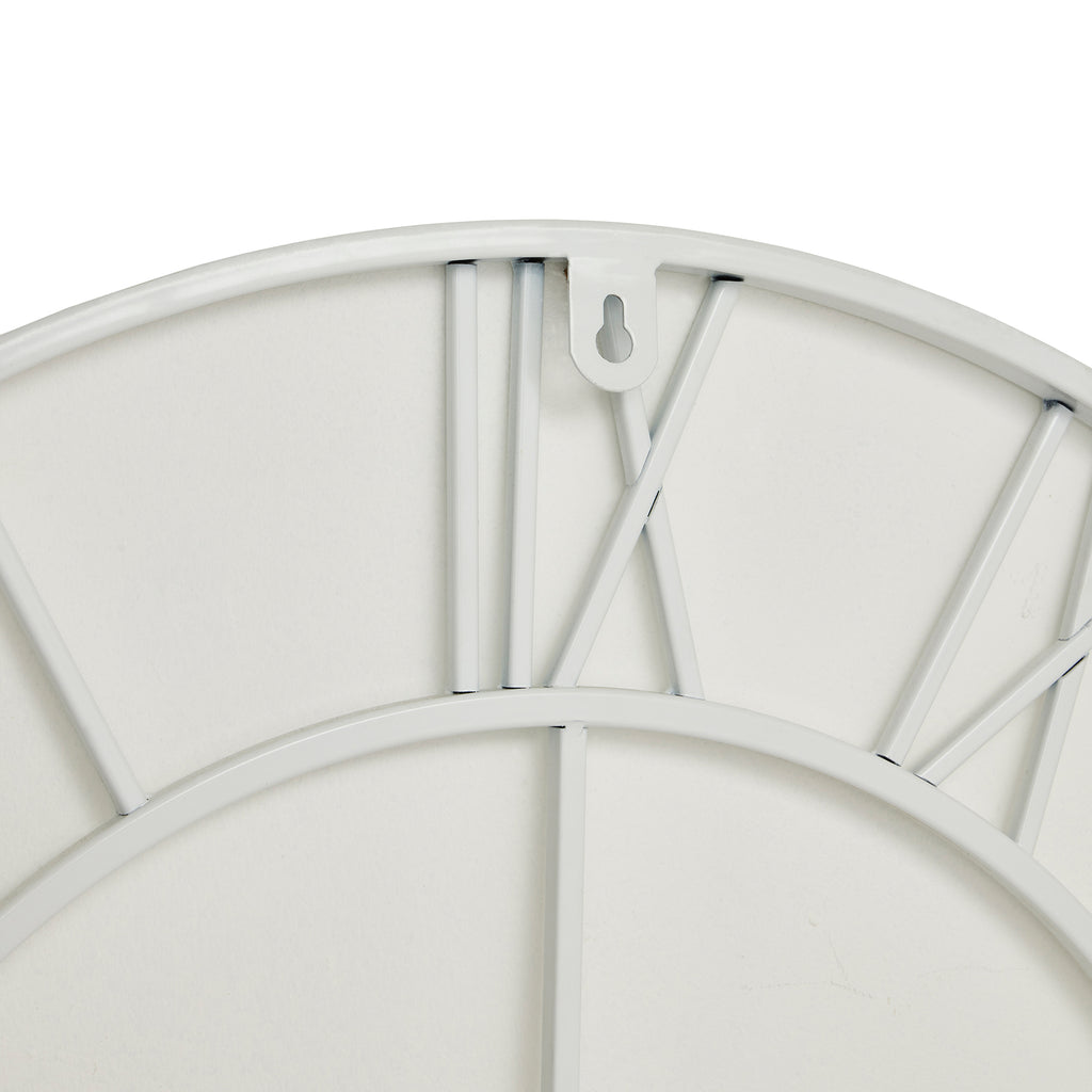 White Skeleton Wall Clock – alternate view 2