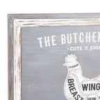 Butchers Cuts Chicken Wall Plaque – alternate view 2