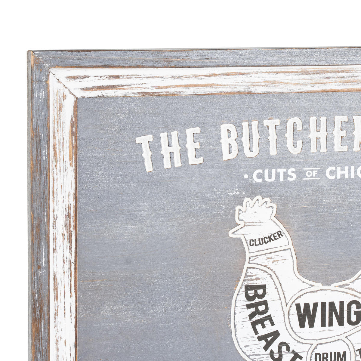 Butchers Cuts Chicken Wall Plaque – alternate view 2