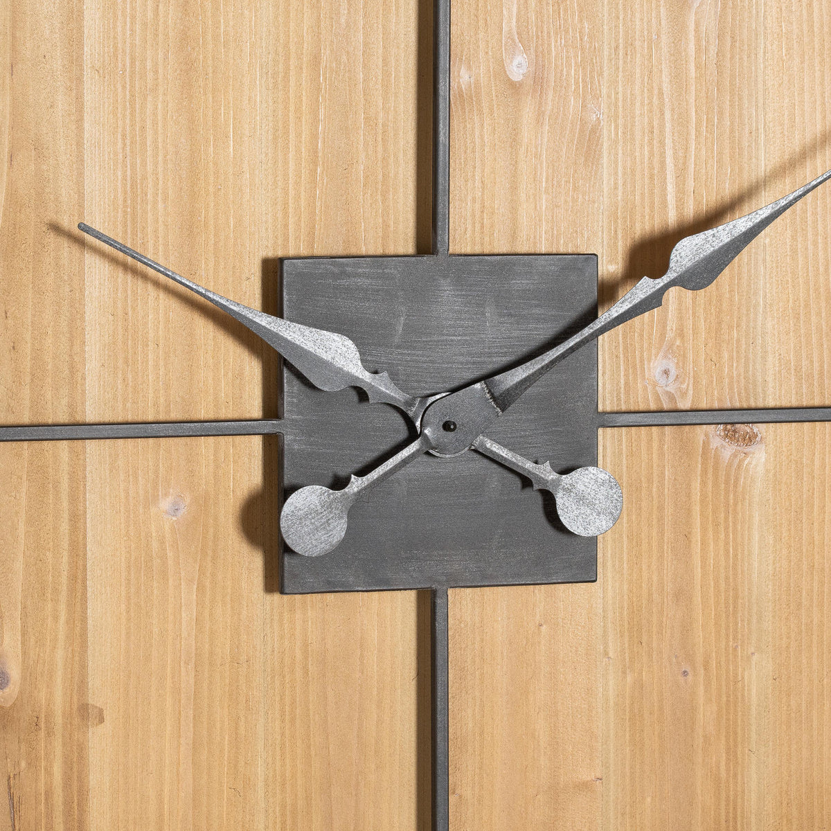 Williston Square Large Wooden Wall Clock – alternate view 3