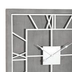 Williston Grey Square Wall Clock – alternate view 2