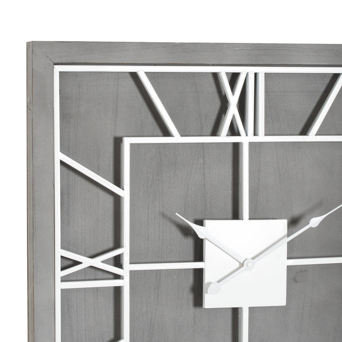 Williston Grey Square Wall Clock – alternate view 2