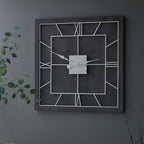 Williston Grey Square Wall Clock – alternate view 4