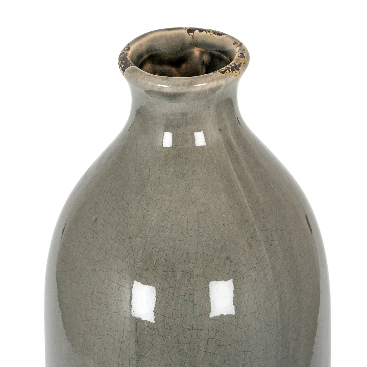 Garda Grey Glazed Gisela Vase – alternate view 2