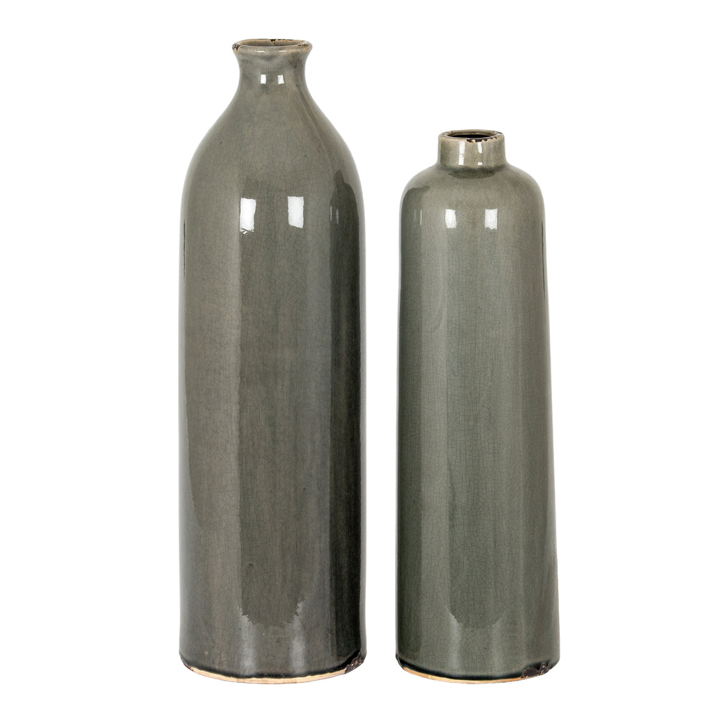 Garda Grey Glazed Raine Vase – alternate view 4