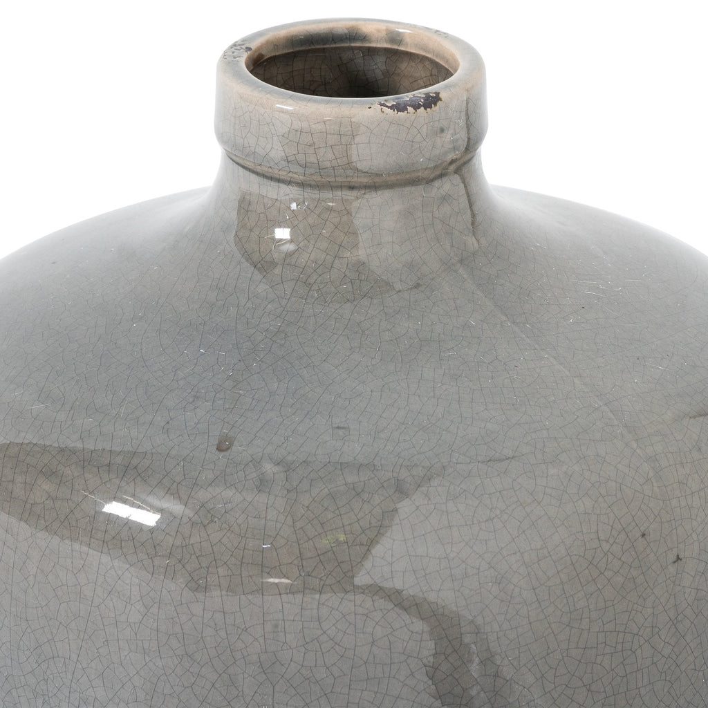 Garda Grey Glazed Chive Vase – alternate view 2