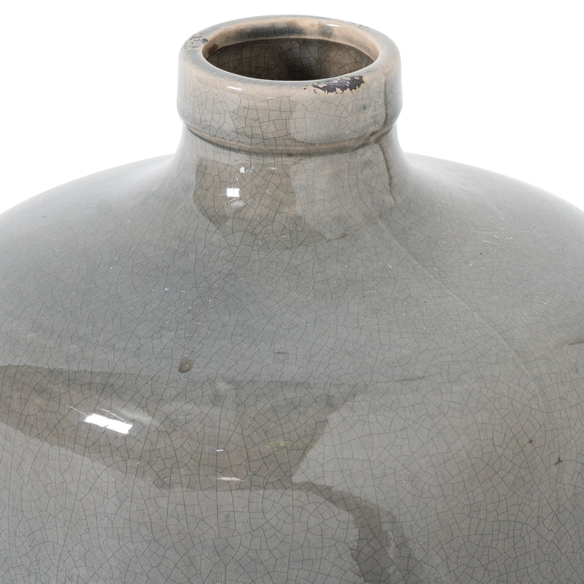 Garda Grey Glazed Chive Vase – alternate view 2