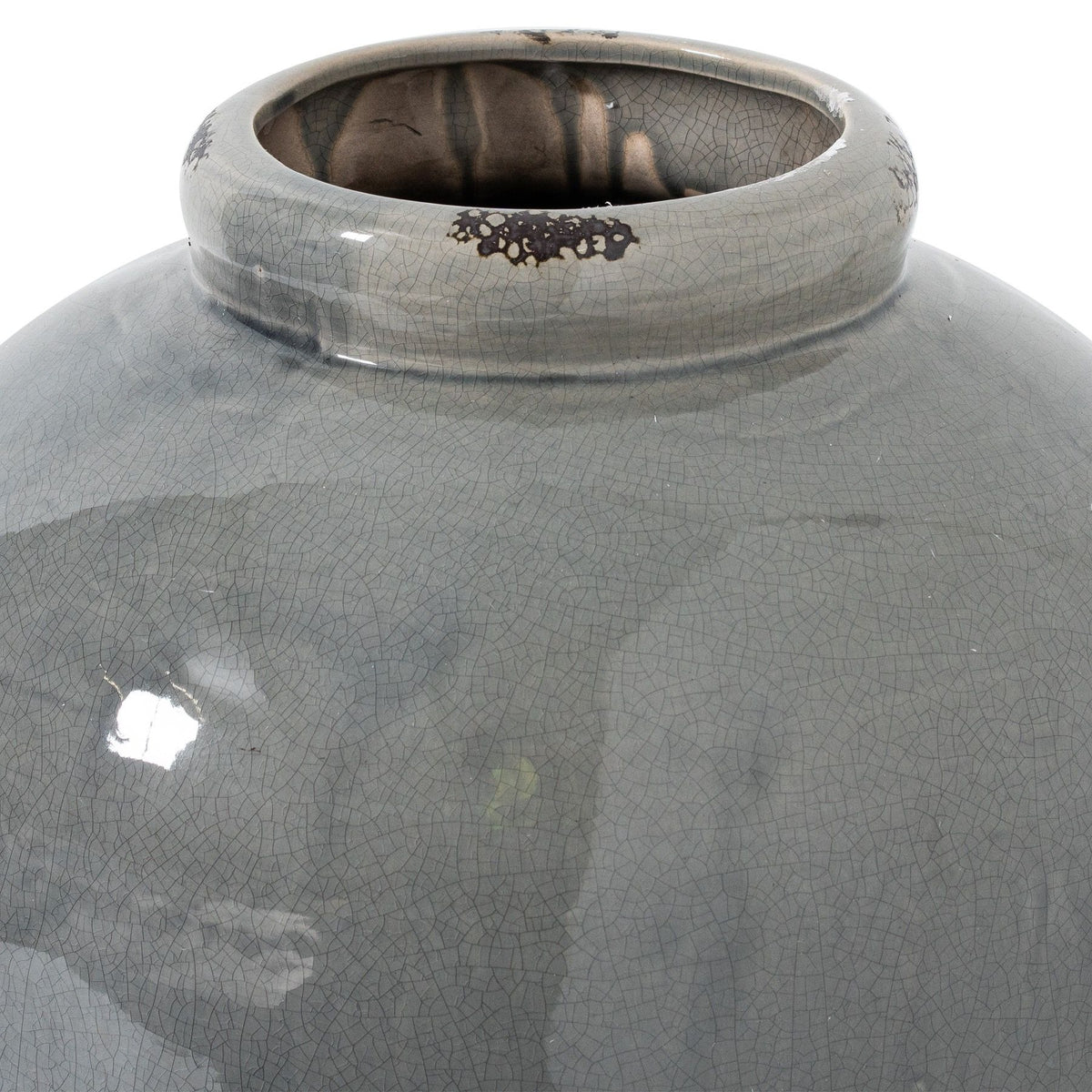 Garda Grey Glazed Tall Juniper Vase – alternate view 2