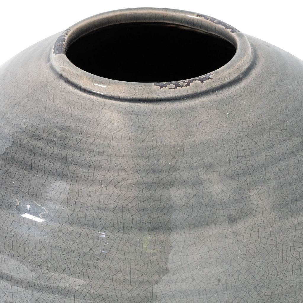 Garda Grey Glazed Tiber Vase – alternate view 2