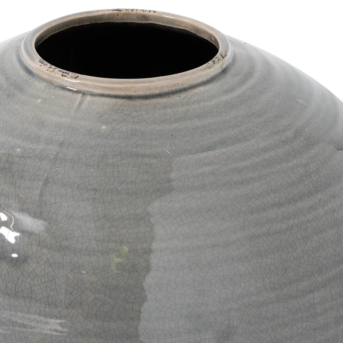 Garda Grey Glazed Regola Vase – alternate view 2