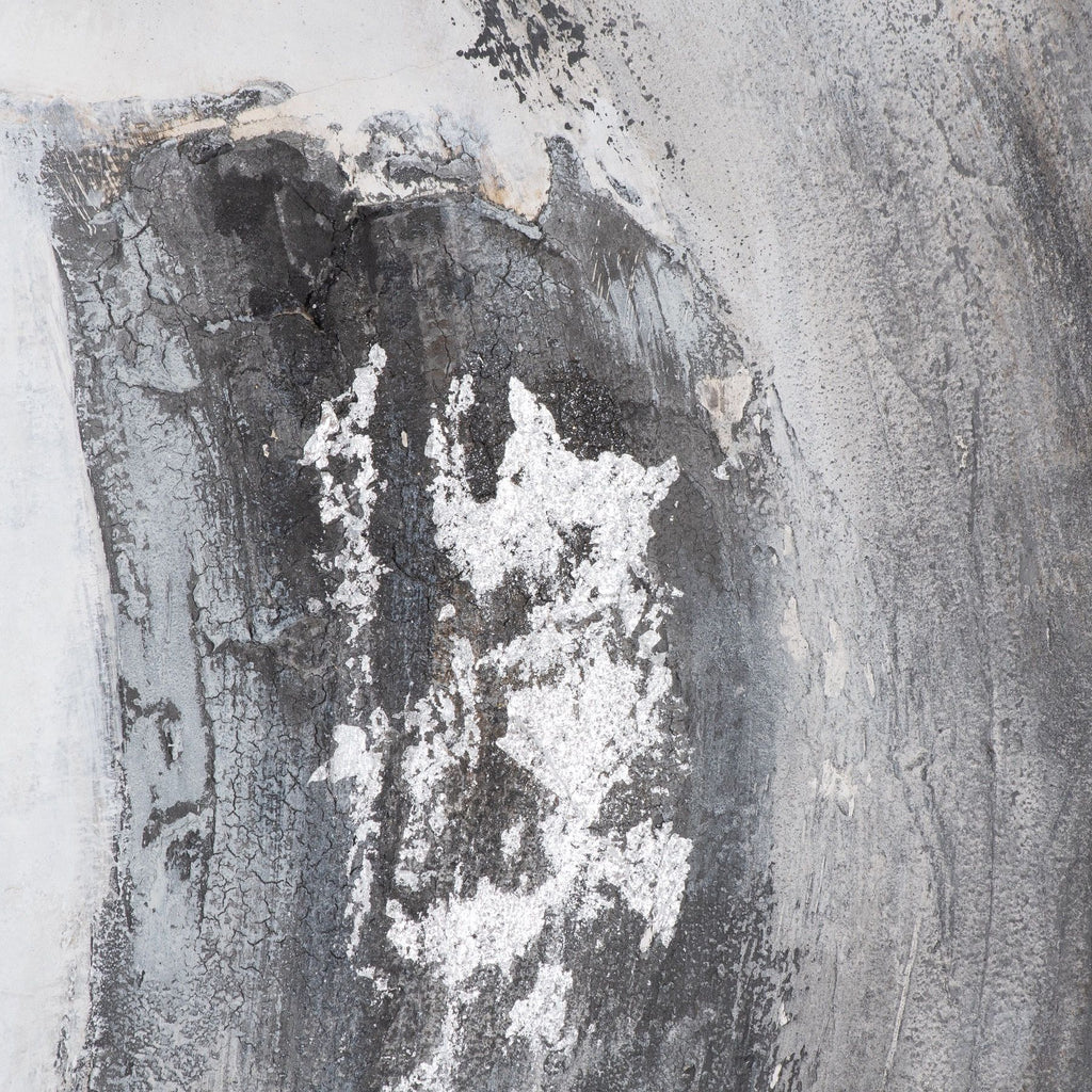 Galaxy Silver And Grey Hand Painted Canvas – alternate view 2