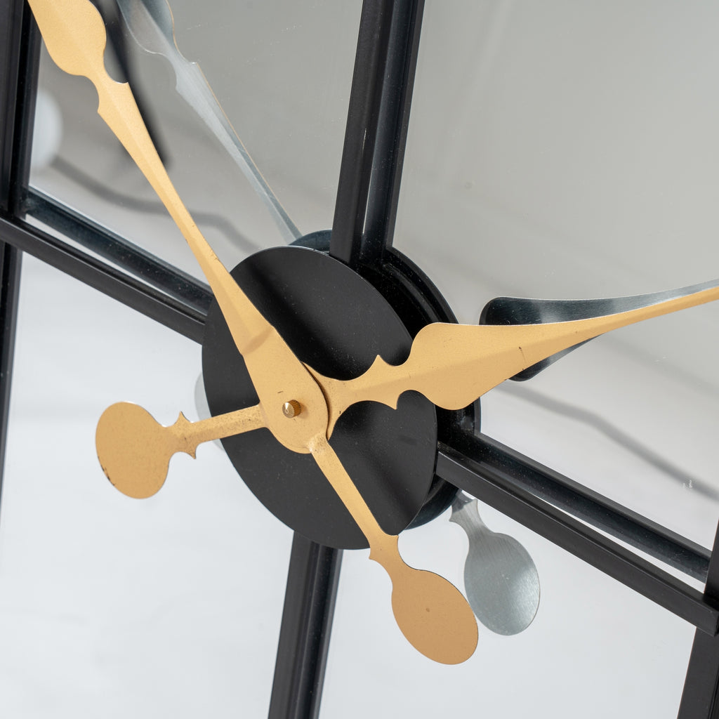 Brooklyn Black And Gold Wall Clock – alternate view 3