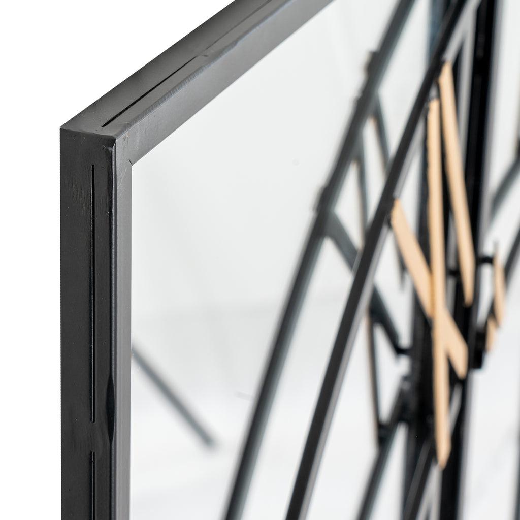 Brooklyn Black And Gold Wall Clock – alternate view 5
