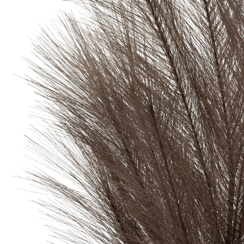 Grey Faux Pampas Grass Stem – alternate view 3