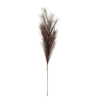 Grey Faux Pampas Grass Stem