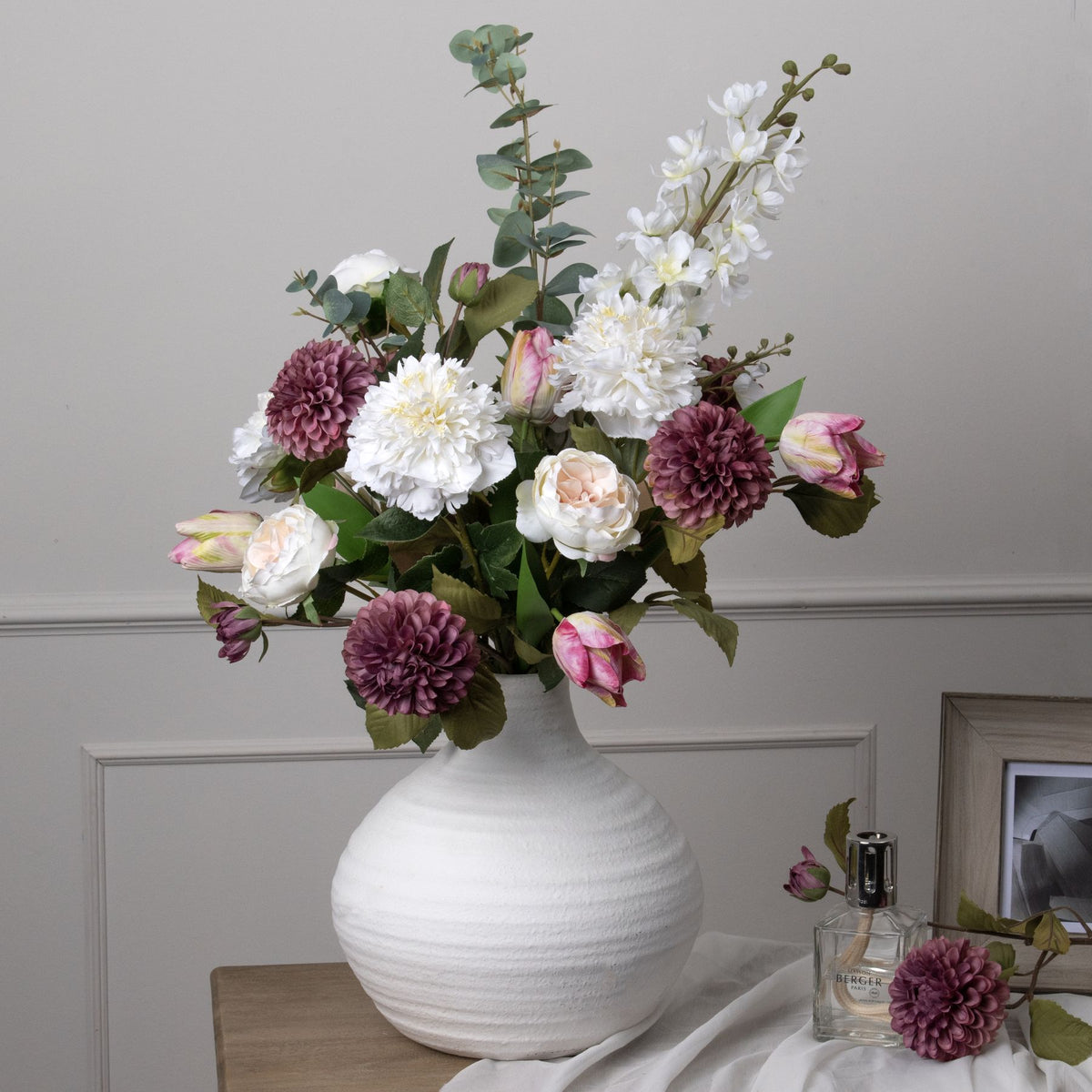 Tall White Delphinium Stem – alternate view 3