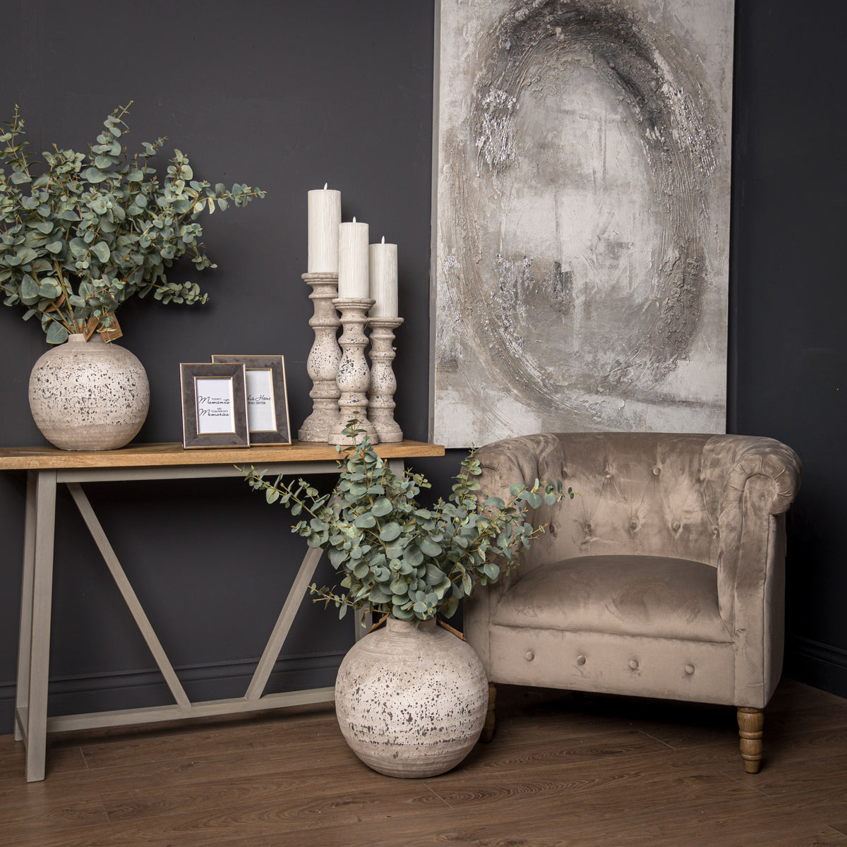 Tiber Large Stone Ceramic Vase – alternate view 5