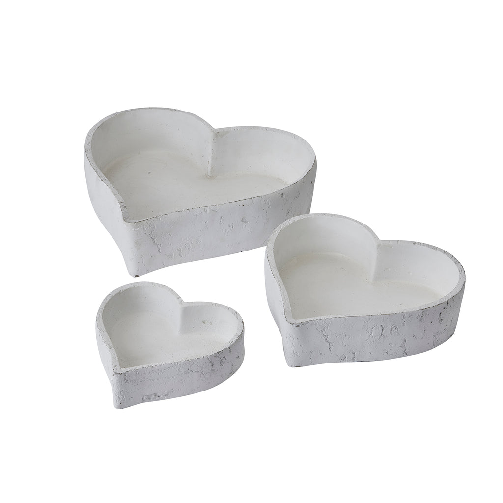 Set Of Three Large Matt White Ceramic Dishes – alternate view 2