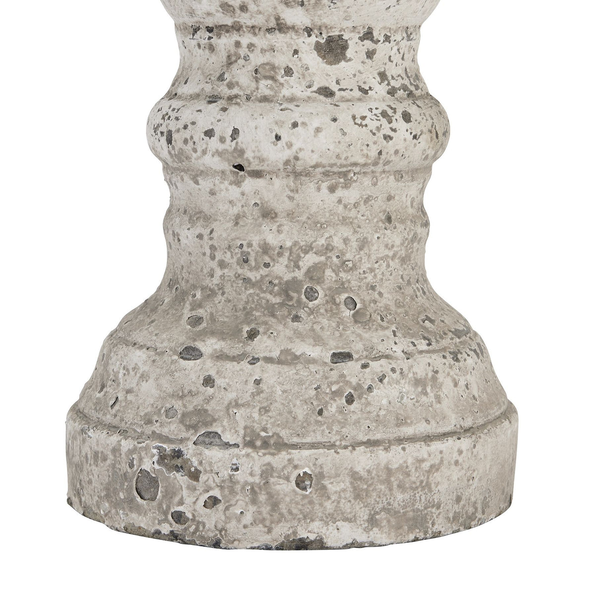 Stone Ceramic Column Candle Holder – alternate view 3