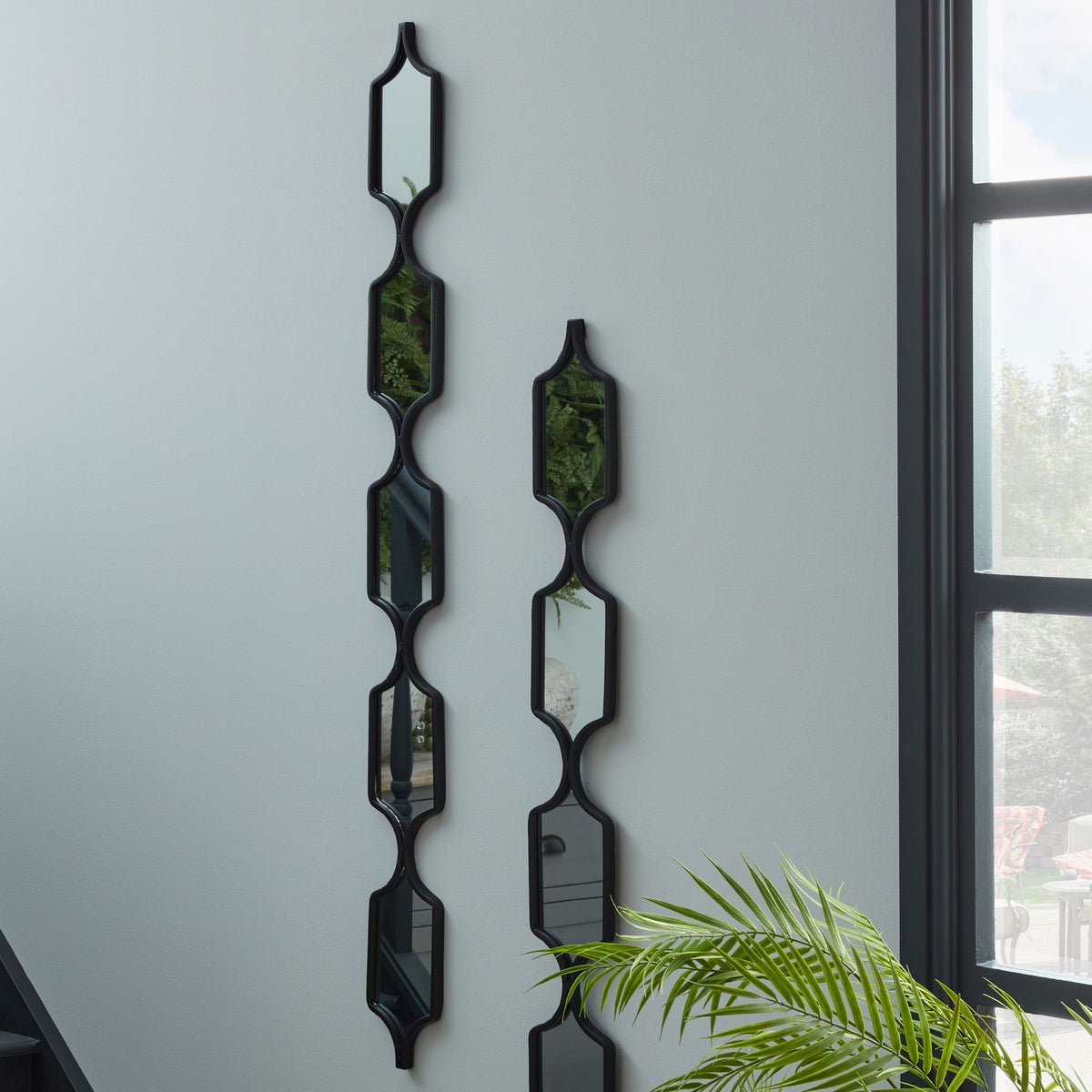 Square Decorative Hanging Collage Mirror In Black – alternate view 4