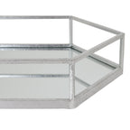 Silver Hexagon Set Of Two Trays – alternate view 3