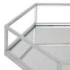 Silver Hexagon Set Of Two Trays – alternate view 4