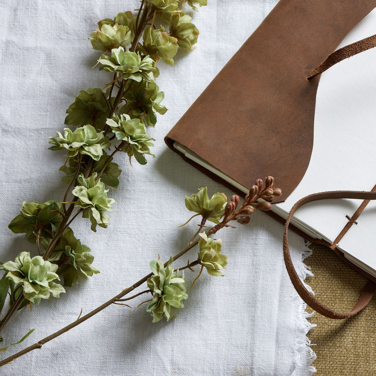 Tall Green Hops Stem – alternate view 2