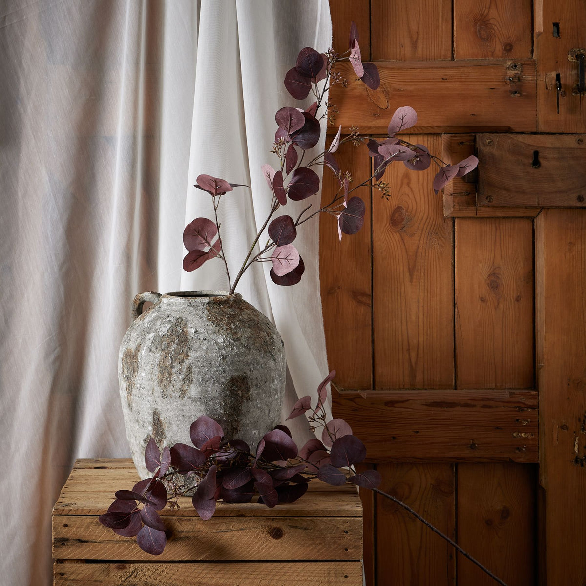 Burgundy Berried Eucalyptus – alternate view 3